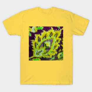 yellow flower, floral designs, minimal art, abstract art, floral pattern, antique rug photo , For custom orders please DM me. T-Shirt